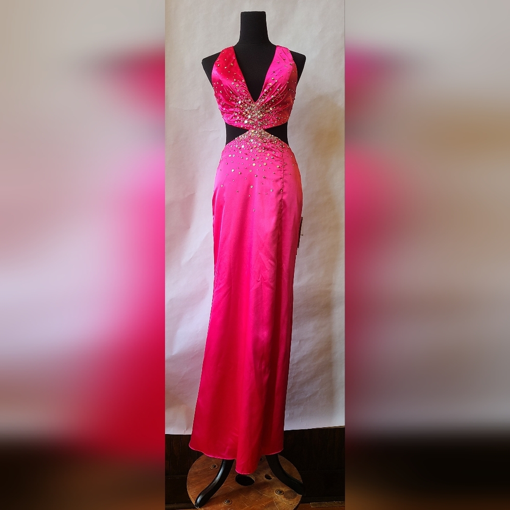 Entice Satin Formal Dress